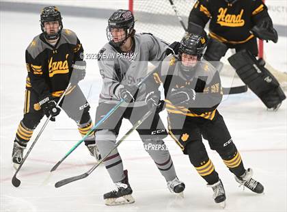 Thumbnail 1 in Prout (RI) vs. Daniel Hand (Crusader Christmas Classic) photogallery.