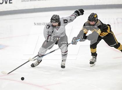Thumbnail 2 in Prout (RI) vs. Daniel Hand (Crusader Christmas Classic) photogallery.