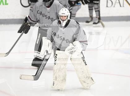 Thumbnail 2 in Prout (RI) vs. Daniel Hand (Crusader Christmas Classic) photogallery.