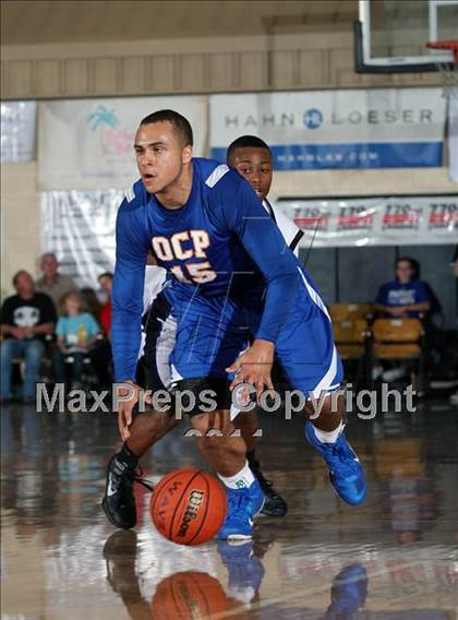Thumbnail 3 in Dr. Krop vs Orlando Christian Prep (City of Palms Classic) photogallery.