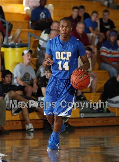 Thumbnail 3 in Dr. Krop vs Orlando Christian Prep (City of Palms Classic) photogallery.