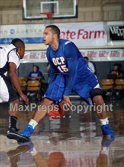 Thumbnail 2 in Dr. Krop vs Orlando Christian Prep (City of Palms Classic) photogallery.