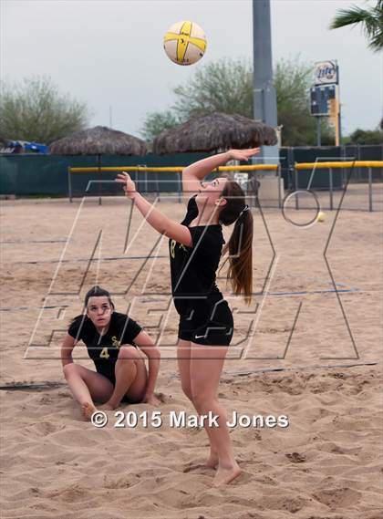Thumbnail 2 in Notre Dame Prep vs. Shadow Ridge photogallery.