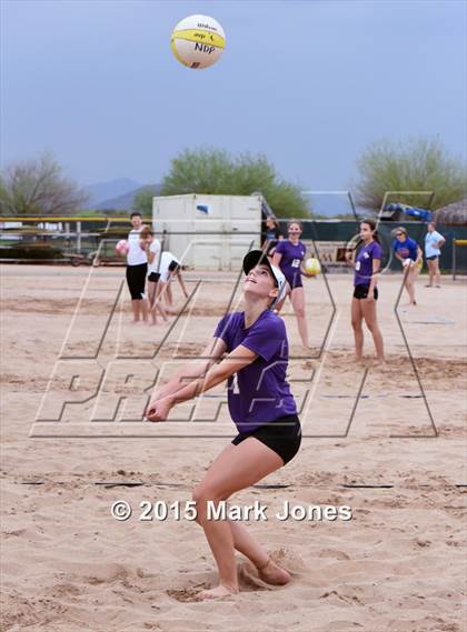 Thumbnail 1 in Notre Dame Prep vs. Shadow Ridge photogallery.