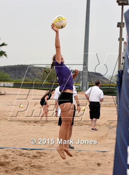 Thumbnail 1 in Notre Dame Prep vs. Shadow Ridge photogallery.