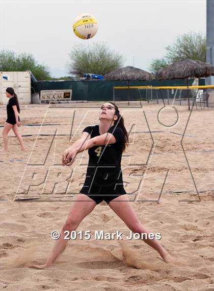 Thumbnail 1 in Notre Dame Prep vs. Shadow Ridge photogallery.