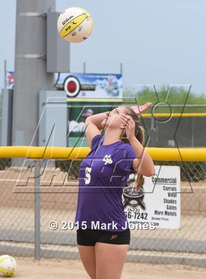 Thumbnail 1 in Notre Dame Prep vs. Shadow Ridge photogallery.