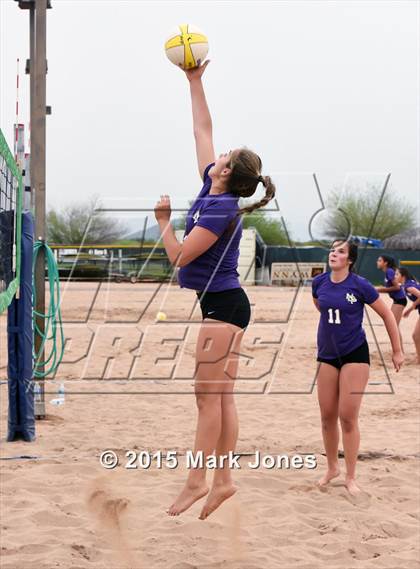 Thumbnail 1 in Notre Dame Prep vs. Shadow Ridge photogallery.