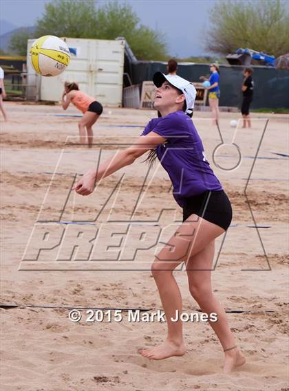 Thumbnail 1 in Notre Dame Prep vs. Shadow Ridge photogallery.