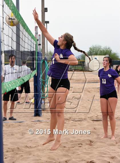 Thumbnail 2 in Notre Dame Prep vs. Shadow Ridge photogallery.