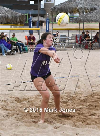 Thumbnail 2 in Notre Dame Prep vs. Shadow Ridge photogallery.
