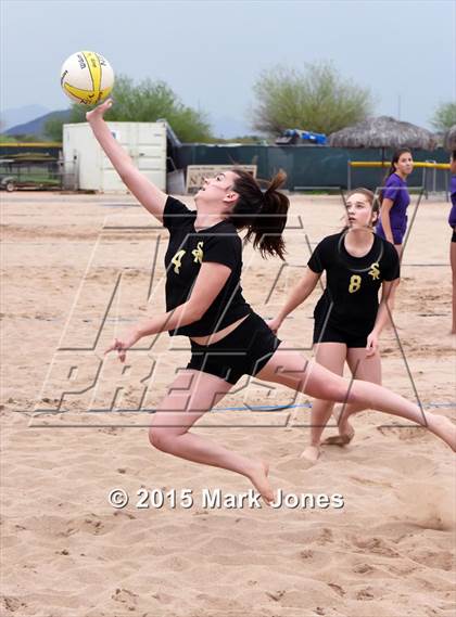 Thumbnail 1 in Notre Dame Prep vs. Shadow Ridge photogallery.