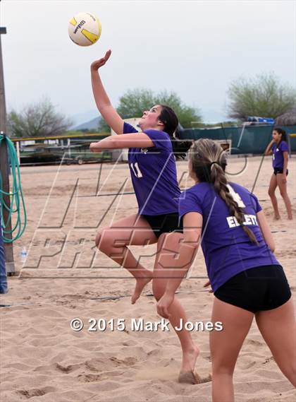Thumbnail 1 in Notre Dame Prep vs. Shadow Ridge photogallery.