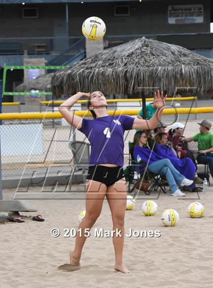 Thumbnail 3 in Notre Dame Prep vs. Shadow Ridge photogallery.