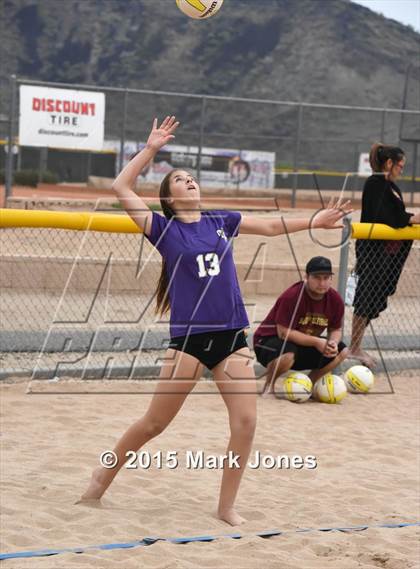Thumbnail 1 in Notre Dame Prep vs. Shadow Ridge photogallery.