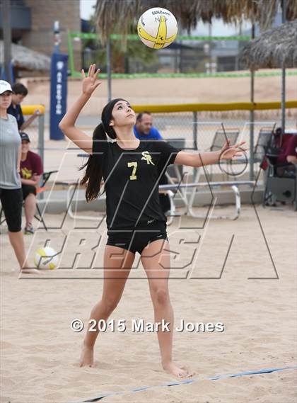 Thumbnail 3 in Notre Dame Prep vs. Shadow Ridge photogallery.
