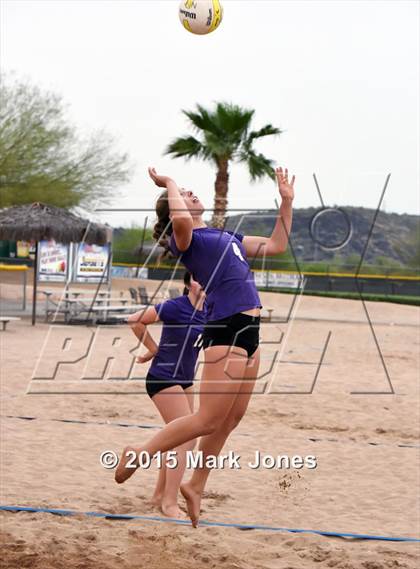 Thumbnail 1 in Notre Dame Prep vs. Shadow Ridge photogallery.
