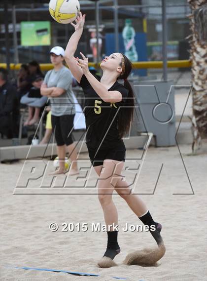 Thumbnail 2 in Notre Dame Prep vs. Shadow Ridge photogallery.
