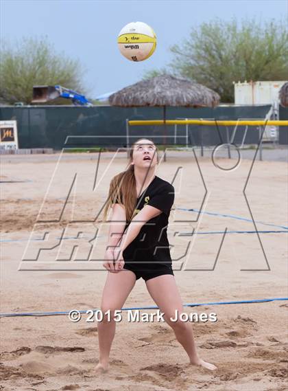 Thumbnail 1 in Notre Dame Prep vs. Shadow Ridge photogallery.
