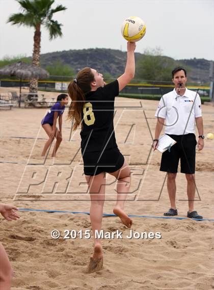 Thumbnail 1 in Notre Dame Prep vs. Shadow Ridge photogallery.
