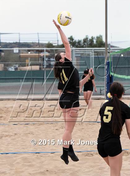 Thumbnail 2 in Notre Dame Prep vs. Shadow Ridge photogallery.