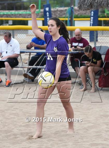 Thumbnail 3 in Notre Dame Prep vs. Shadow Ridge photogallery.