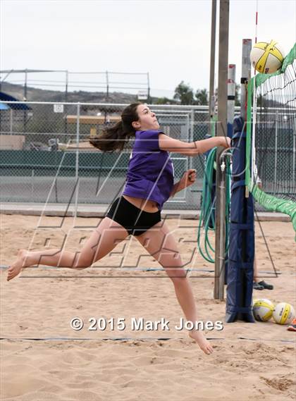 Thumbnail 3 in Notre Dame Prep vs. Shadow Ridge photogallery.