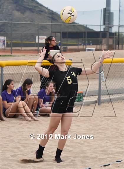 Thumbnail 1 in Notre Dame Prep vs. Shadow Ridge photogallery.