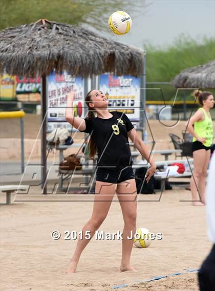 Thumbnail 2 in Notre Dame Prep vs. Shadow Ridge photogallery.