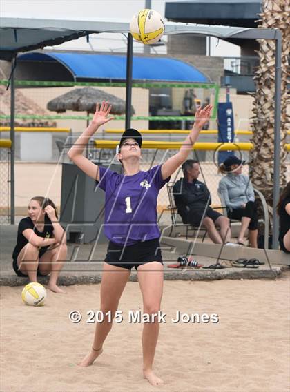 Thumbnail 3 in Notre Dame Prep vs. Shadow Ridge photogallery.