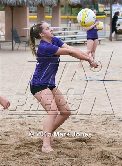 Thumbnail 2 in Notre Dame Prep vs. Shadow Ridge photogallery.