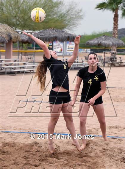 Thumbnail 2 in Notre Dame Prep vs. Shadow Ridge photogallery.