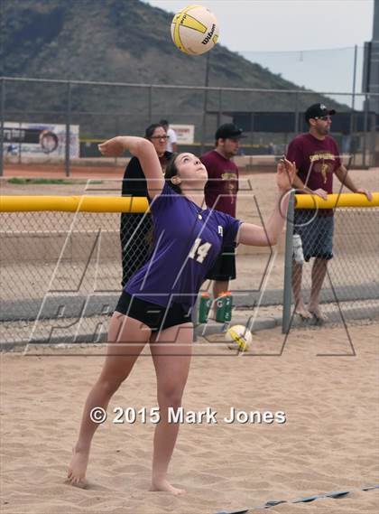 Thumbnail 1 in Notre Dame Prep vs. Shadow Ridge photogallery.