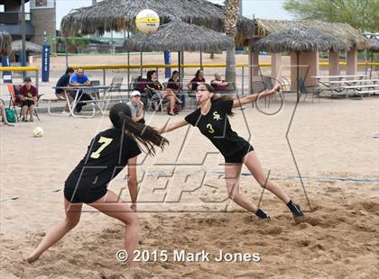 Thumbnail 2 in Notre Dame Prep vs. Shadow Ridge photogallery.
