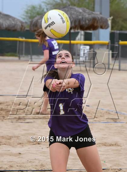 Thumbnail 2 in Notre Dame Prep vs. Shadow Ridge photogallery.