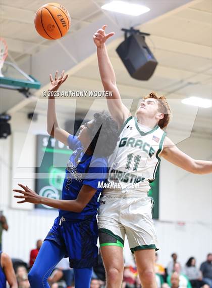 Thumbnail 1 in Fayetteville Christian @ Grace Christian (NCISAA 2A 2nd Round) photogallery.