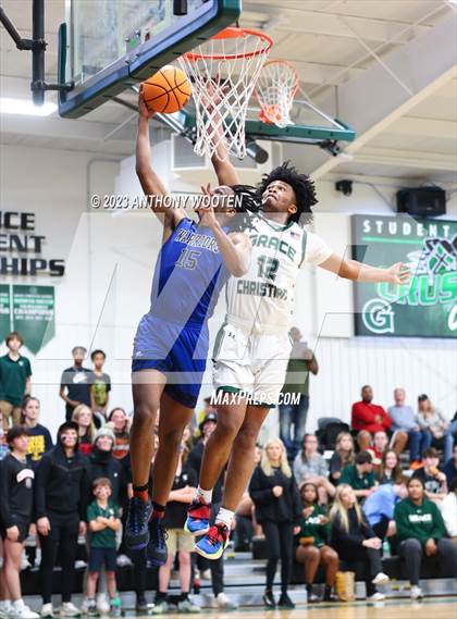 Thumbnail 3 in Fayetteville Christian @ Grace Christian (NCISAA 2A 2nd Round) photogallery.