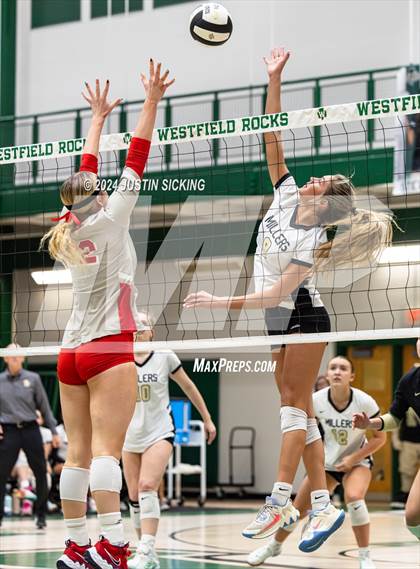 Thumbnail 2 in Fishers vs. Noblesville (IHSAA 4A Westfield Section 8 Round 1) photogallery.