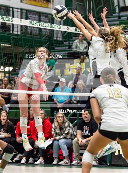 Thumbnail 3 in Fishers vs. Noblesville (IHSAA 4A Westfield Section 8 Round 1) photogallery.