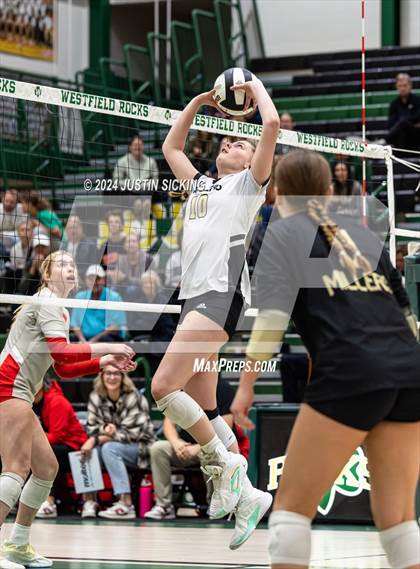 Thumbnail 2 in Fishers vs. Noblesville (IHSAA 4A Westfield Section 8 Round 1) photogallery.