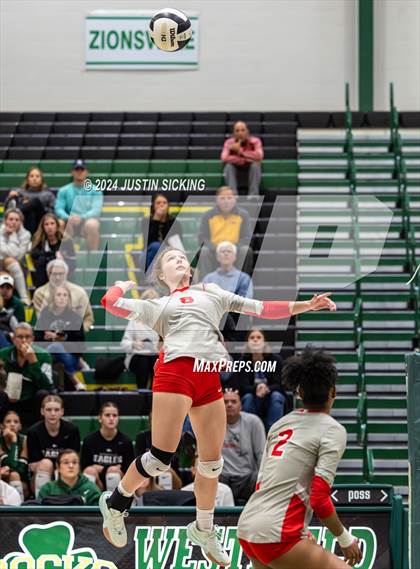 Thumbnail 2 in Fishers vs. Noblesville (IHSAA 4A Westfield Section 8 Round 1) photogallery.