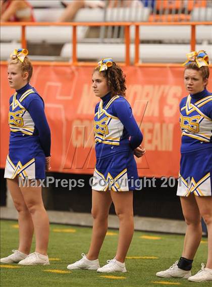 Thumbnail 3 in Cobleskill-Richmondville vs. Alden (Syracuse Kickoff Classic) photogallery.