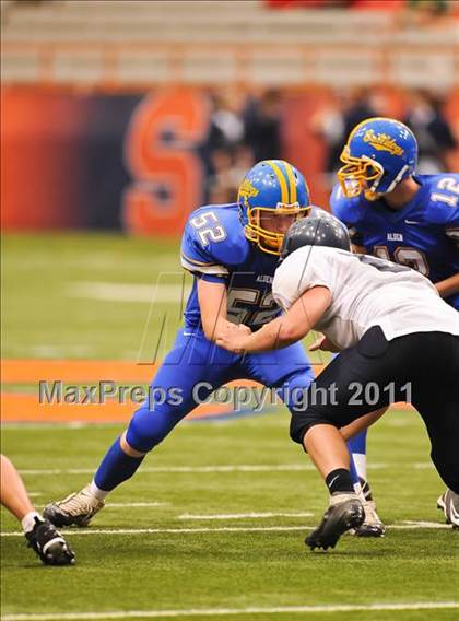 Thumbnail 3 in Cobleskill-Richmondville vs. Alden (Syracuse Kickoff Classic) photogallery.