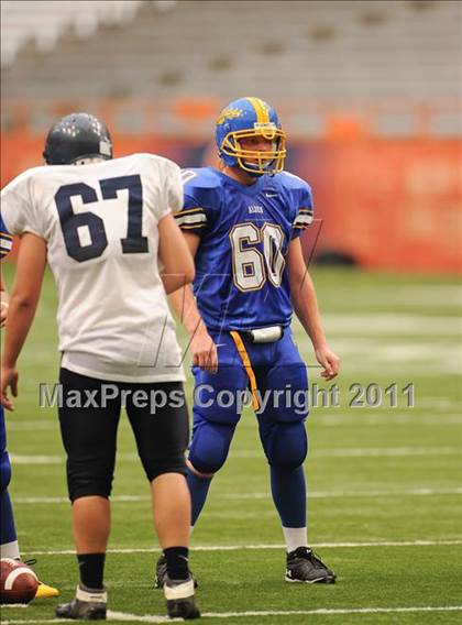 Thumbnail 2 in Cobleskill-Richmondville vs. Alden (Syracuse Kickoff Classic) photogallery.