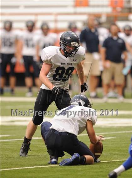 Thumbnail 1 in Cobleskill-Richmondville vs. Alden (Syracuse Kickoff Classic) photogallery.