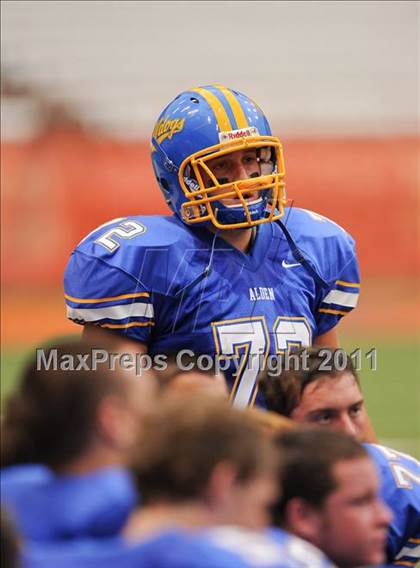 Thumbnail 3 in Cobleskill-Richmondville vs. Alden (Syracuse Kickoff Classic) photogallery.