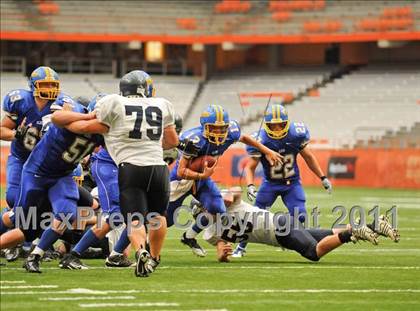 Thumbnail 3 in Cobleskill-Richmondville vs. Alden (Syracuse Kickoff Classic) photogallery.