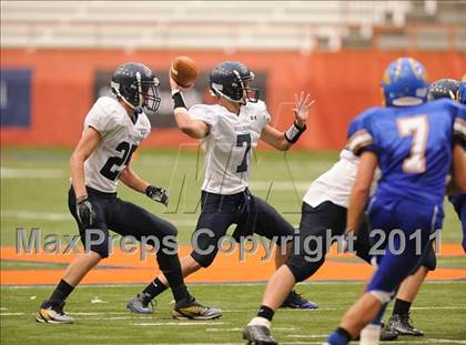 Thumbnail 1 in Cobleskill-Richmondville vs. Alden (Syracuse Kickoff Classic) photogallery.