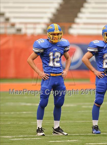 Thumbnail 3 in Cobleskill-Richmondville vs. Alden (Syracuse Kickoff Classic) photogallery.