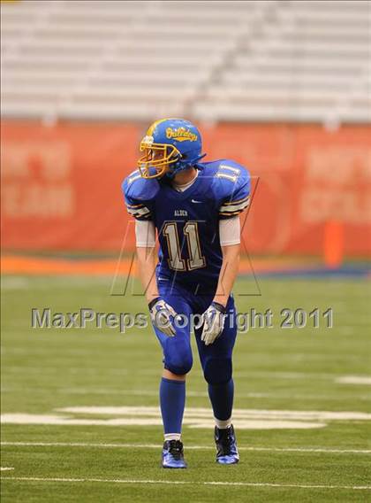 Thumbnail 3 in Cobleskill-Richmondville vs. Alden (Syracuse Kickoff Classic) photogallery.